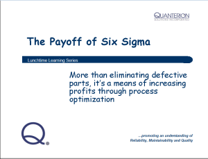 Q LL Six Sigma