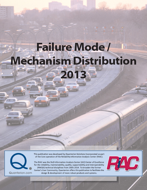 Failure Mode / Mechanism Distrubution (FMD) 2013