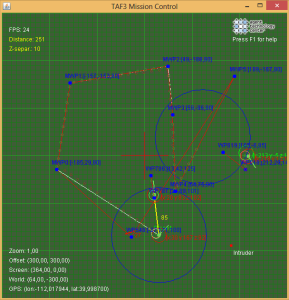 AgentFly ground station visualization window