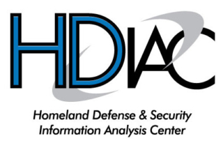 Homeland Defense and Security Information Analysis Center (HDIAC) Logo