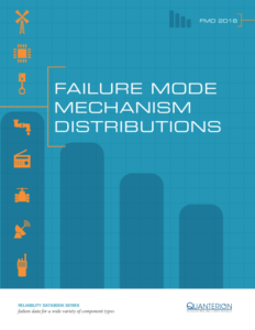 Failure Mode / Mechanism Distributions (FMD) 2016