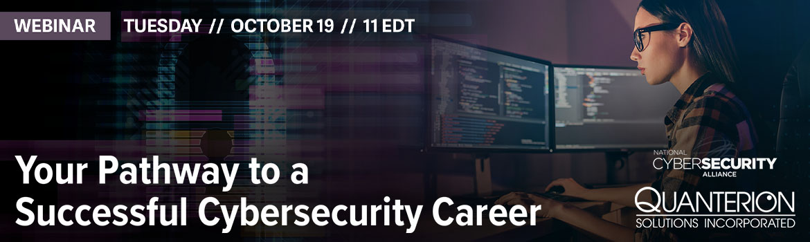 Cybersecurity Career Awareness Webinar