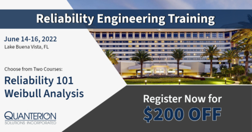 June 2022 Reliability Engineering Open Training