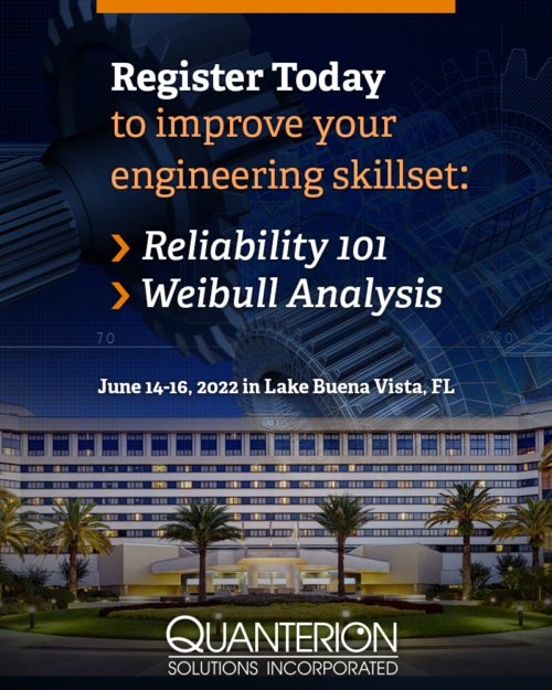 June 2022 Reliability Engineering Open Training