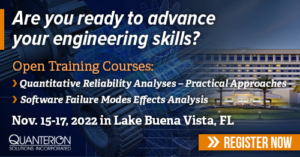 Reliability Engineering Open Training