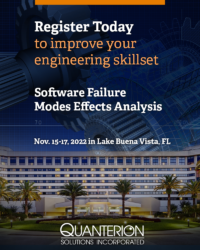 Software Failure Modes Effects Analysis Training
